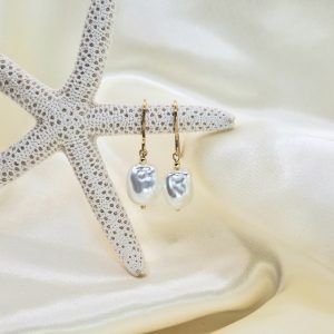 Pendientes con perla