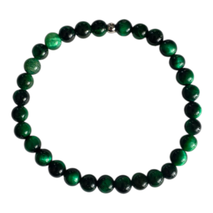 Pulsera elástica de cuentas ojo de tigre