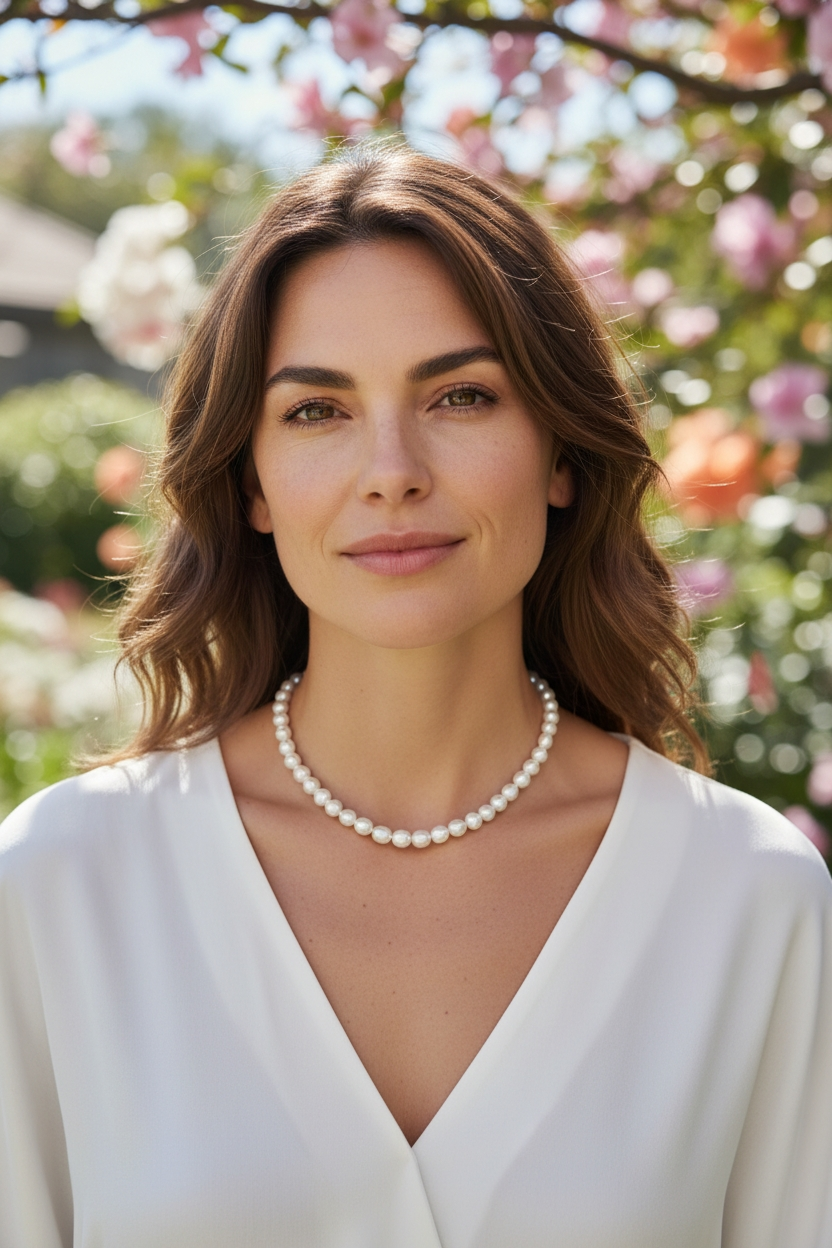 Collar con perlas de agua dulce - Imagen 3